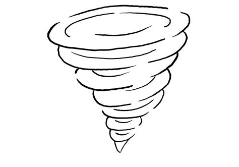 Easy Tornado Drawing