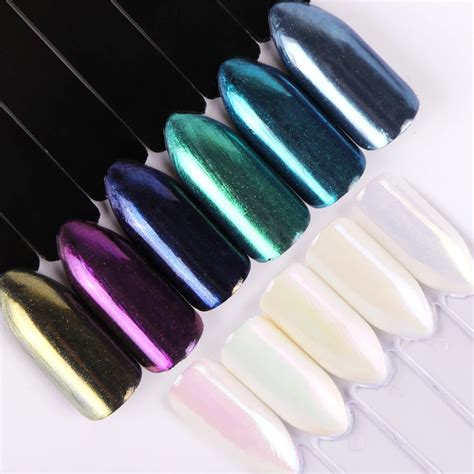 Buy 1pcs Chrome Nail Glitter Powder Dust Holographic