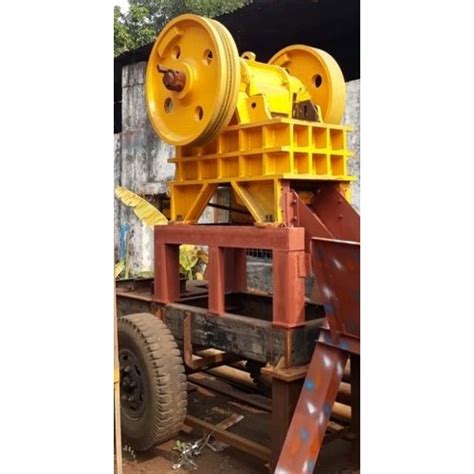 Mild Steel Portable Mobile Jaw Crusher At 200000 In Kolkata ID