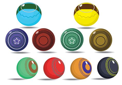 Lawn Bowls Icons 120104 Vector Art at Vecteezy