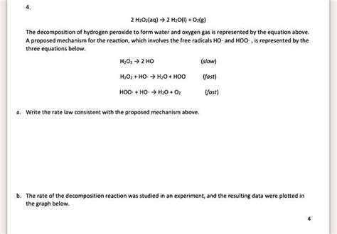 Solved Hzo2aq 2 H2ol â† 2 H2ol O2g The Decomposition Of Hydrogen Peroxide To Form