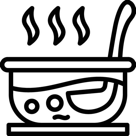Soup Icon Hot Soup Icon Vector Art At Vecteezy