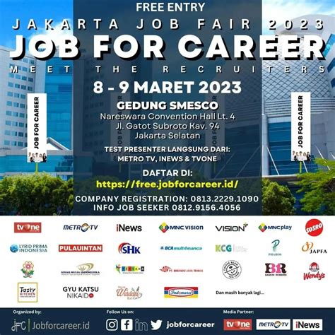 Job Fair Jakarta Jadwal Event Info Pameran Acara Promo Terbaru