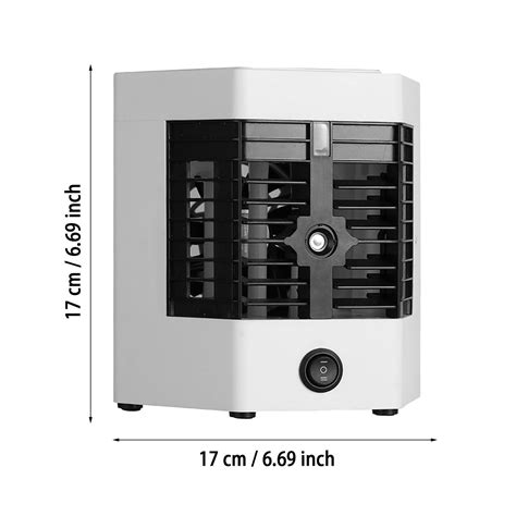 Mini Portable Air Cooler Personal Space Cooler Easy To Fill Water And