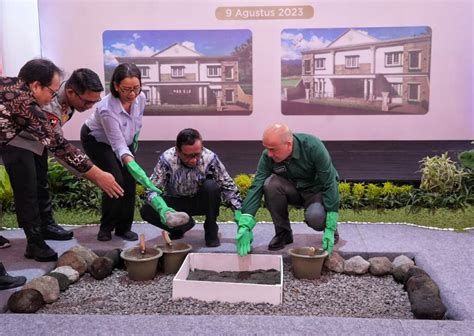 Letakkan Batu Pertama Pembangunan Asrama Trunojoyo Mahfud Md Minta