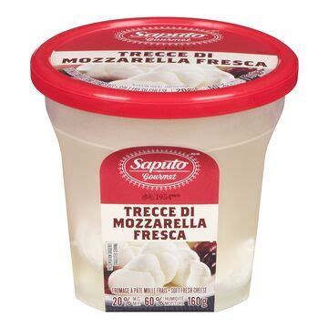 Fromage Mozzarella Frais Tress Trecce Di Mozzarella Fresca Saputo Metro