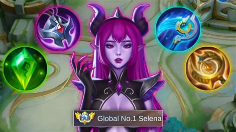 SELENA BEST BUILD EVER MUST TRY TOP GLOBAL SELENA YouTube