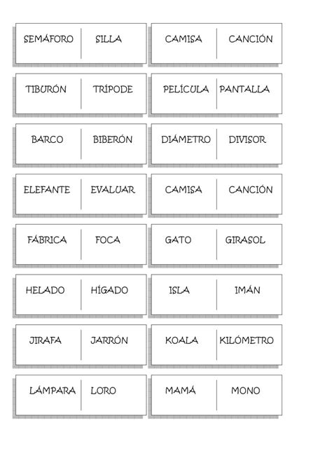 Sílaba Tônica De Dominó