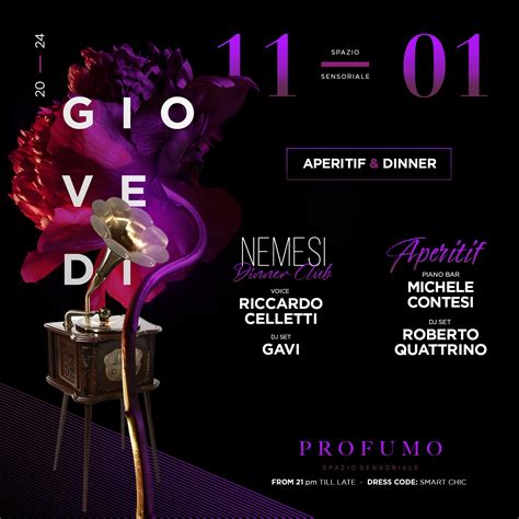 Profumo Roma Gioved Gennaio Apericena E Dj Set