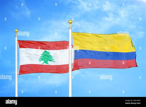 Colombia Lebanon Flag Hi Res Stock Photography And Images Alamy