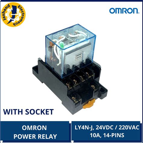 Omron Power Relay Ly N J Vdc Vac With Socket Shopee Philippines