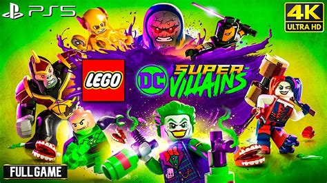 LEGO DC Super Villains Full Game Walkthrough PS5 4K YouTube