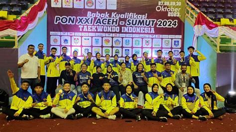 15 Atlet Taekwondo Kaltim Lolos Ke Pon Xxi 2024 Aceh Sumatera Utara