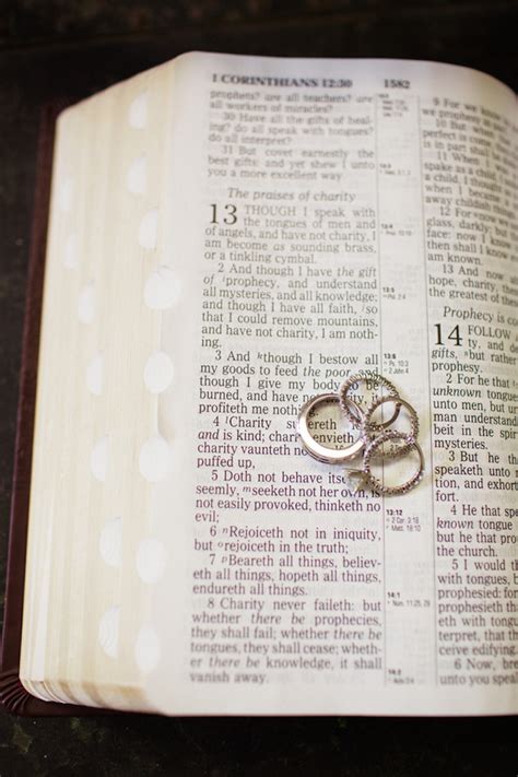 Rings on Bible