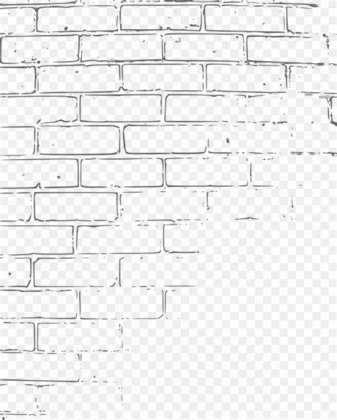 Brick Drawing Wall Clip Art PNG 1866x2328px Brick Area Art