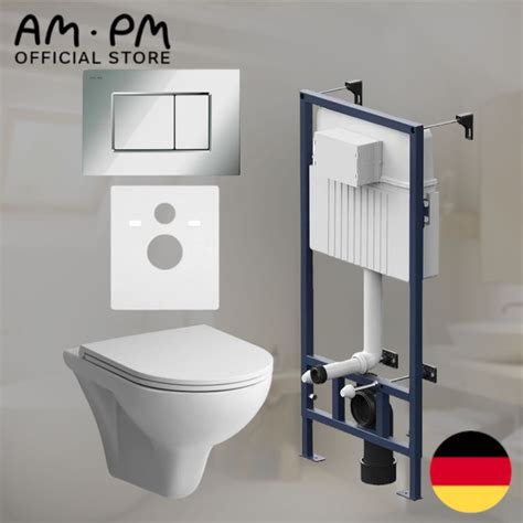 Инсталляция с унитазом комплект AM.PM Brava Flash Clean, унитаз ...