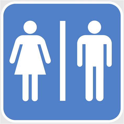 Washroom Sign Washroom Bathroom Bill Gender Neutrality Gender