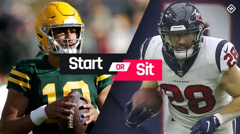 Fantasy Football Start Em Sit Em Week 18 Lineup Advice Best Matchups Dfs Picks Sporting