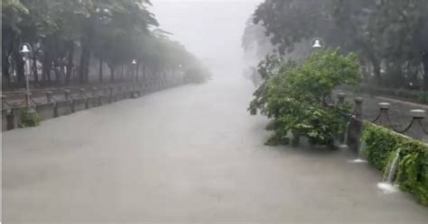 凱米風雨橫掃南台灣！高雄愛河「水位暴漲」淹上街道 全台雨量前3名出爐 生活 Ctwant