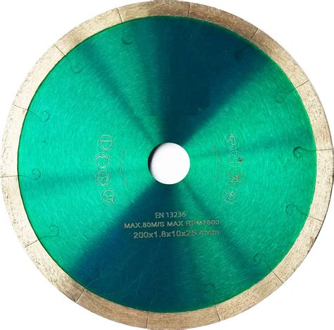 Hot Press Diamond Saw Blade Continuous Rim With Silent Hook Line For