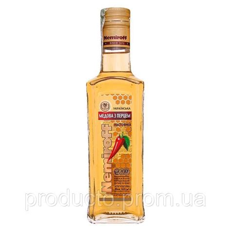Купити Настоянка Nemiroff Українська медова з перцем 0,2 л 40% ...