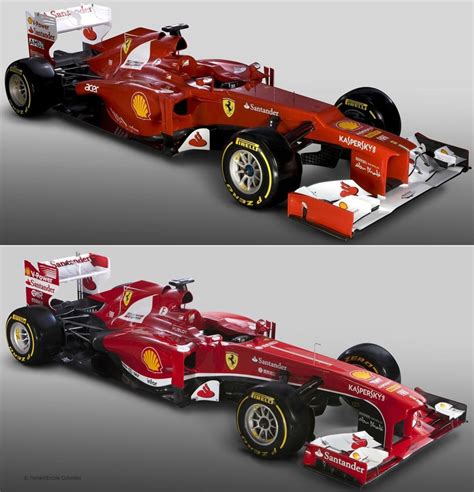 Ferrari F2012 Vs F138 車