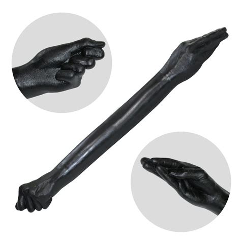 65cm Long 7cm Diameter Double Ended Hand Shaped Pvc Dildo Fist Anal Butt Plug Sex Toys Magic