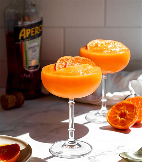 Recept Frozen Aperol Spritz D Cocktail Van De Zomer Elle Be