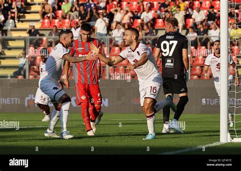 De Agosto De Cremona Italia Los Jugadores De Torino Celebran