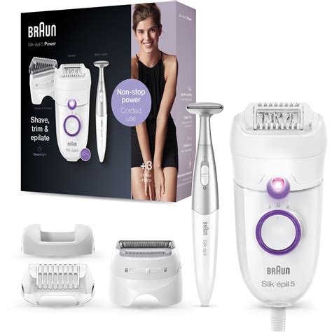Braun Silk Pil Corded Epilator With Bikini Styler