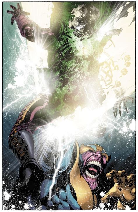 Drax vs. Thanos. [from Thanos Imperative (2010)...