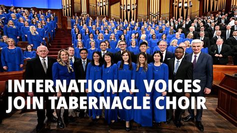 Global Voices Join Tabernacle Choir During General Conference YouTube