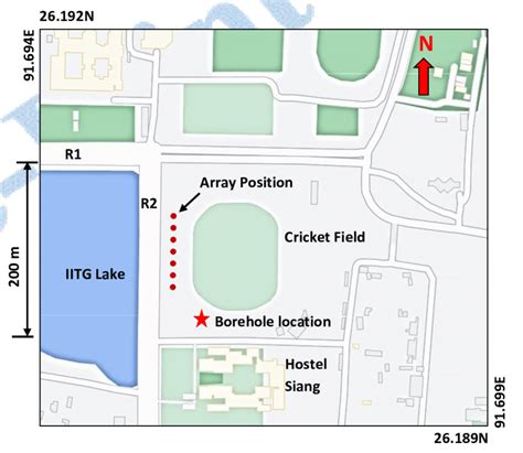 Site location inside IIT Guwahati campus used for the field ...
