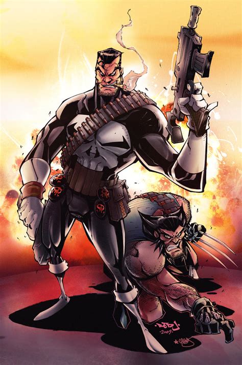 Punisher Wolvie By Kcspaghetti On Deviantart