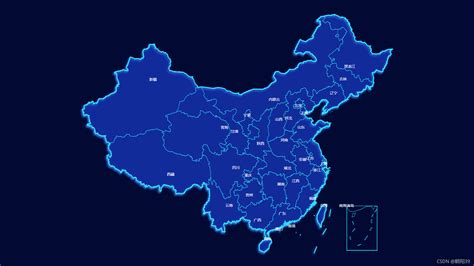 Echarts 高亮轮廓的中国地图echarts实现中国地图世界地图单独给中国地图加轮廓 Csdn博客