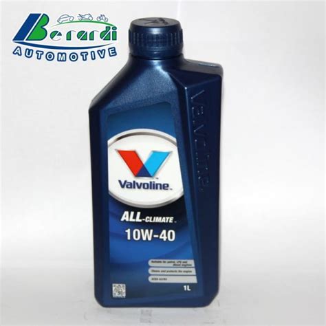 Olio Valvoline 10W40 All Climate Berardi Automotive