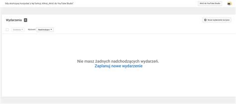 Jak Zaplanowa Wydarzenie Na Ywo Na Youtube Manufaktura Video