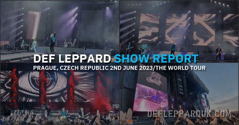 Def Leppard Tour News