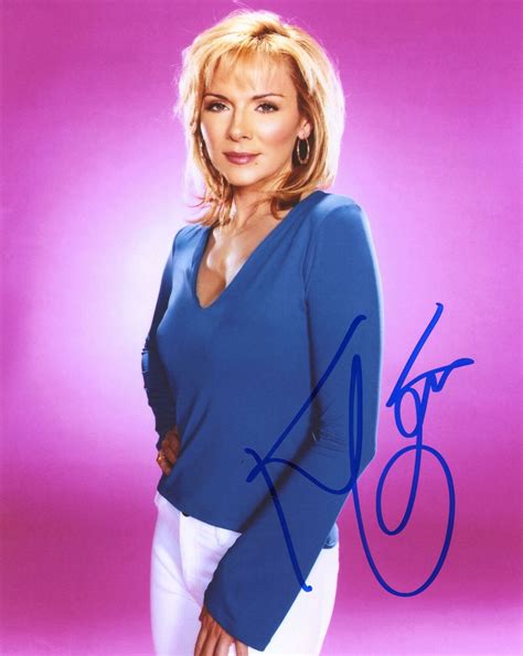 Kim Cattrall Sex And The City Autograph Signed 8x10 Photo Acoa Collectible Memorabilia