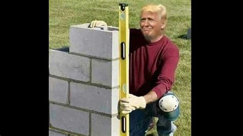 Social Media Users Find Chinks Of Humour In Trump Wall Plan Bbc News