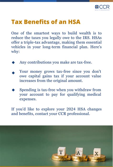 Maximize Your 2024 Healthcare Savings With Your HSA - CCR Wealth Management