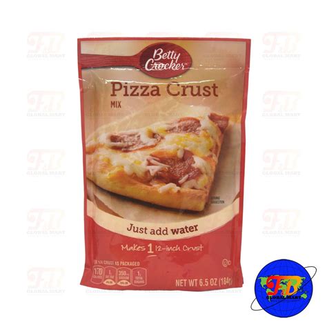 Betty Crocker Pizza Crust Mix 184g Shopee Philippines