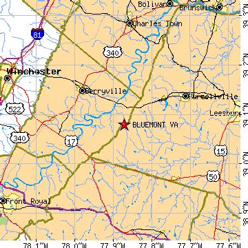 Bluemont, Virginia (VA) ~ population data, races, housing & economy