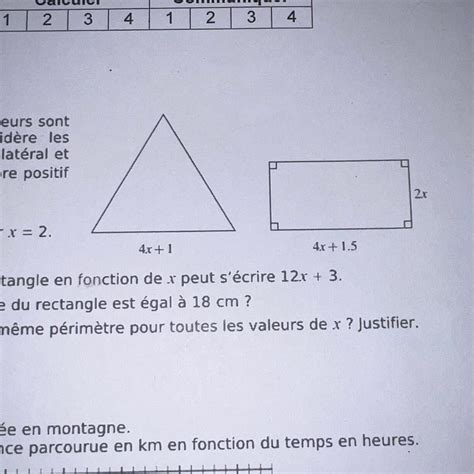 Exercice Dans Cet Exercice Toutes Les Longueurs Sont Exprim Es En