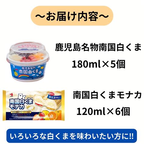 鹿児島名物南国白くま＆モナカ詰合せセットnandm 38 セイカ食品