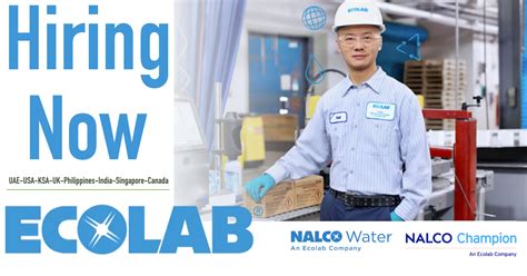 Ecolab Jobs UAE USA KSA UK Canada 2024