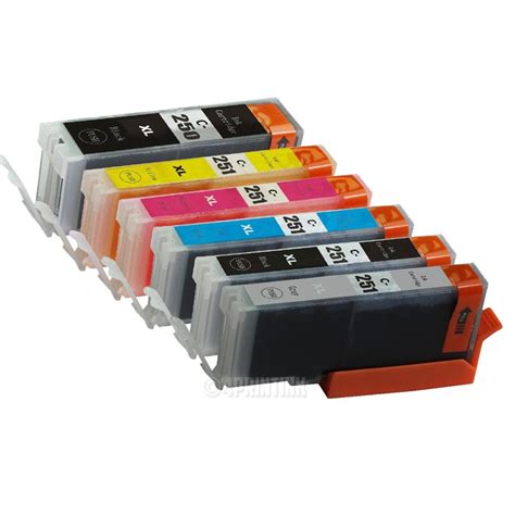 6pk PGI-250XL CLI-251XL Ink cartridge For Canon PIXMA MG6320 w/ Grey | eBay