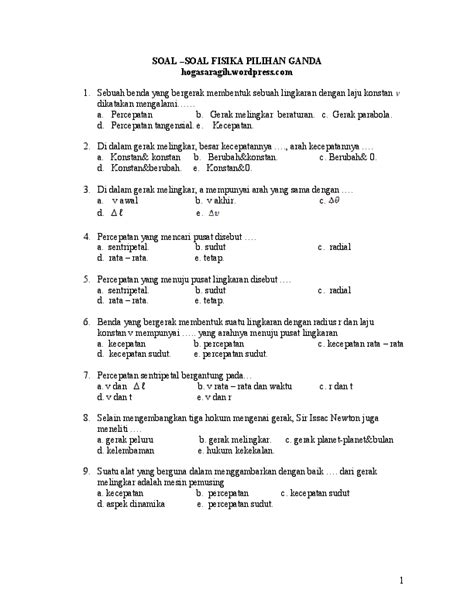 Contoh Soal Glb Dan Glbb Pdf Pengertian Glbb Dan Contoh Soalnya Lengkap Kumpulan Soal Un