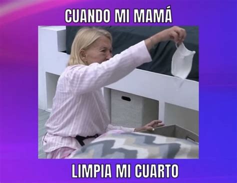 El meme de Laura Bozzo por su manera de limpiar Cuando mi mamá limpia