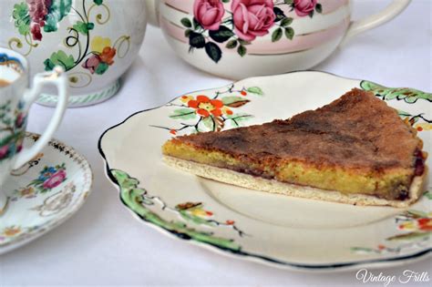 Traditional Vintage Bakewell Tart Recipe • Vintage Frills